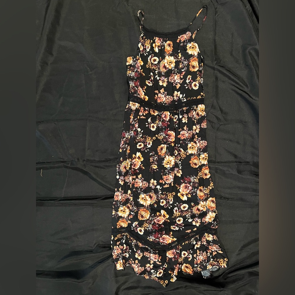 Eyeshadow Spaghetti Strap Floral Dress